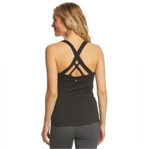 Prana Verana Yoga Support Tank Top Women’s Size XS in Black - EUC!